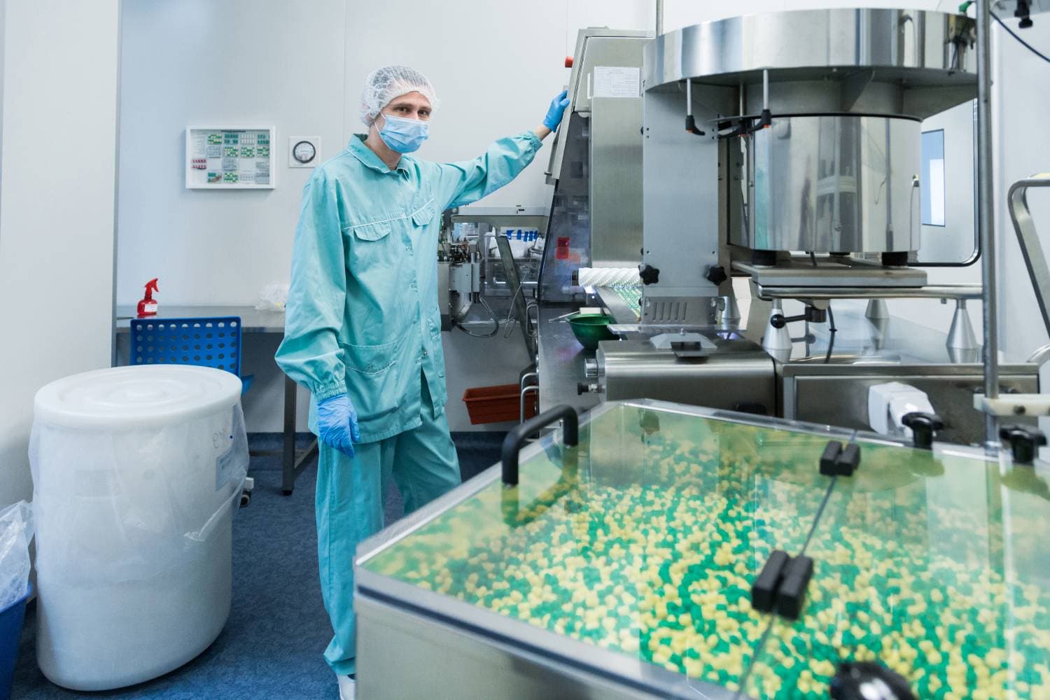 Massive Pharmaceutical Manufacturing Plant